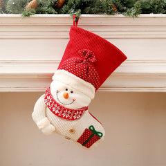 Gestrickte Weihnachtssocken