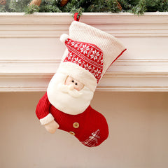 Gestrickte Weihnachtssocken