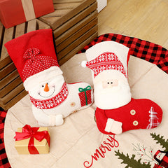 Gestrickte Weihnachtssocken