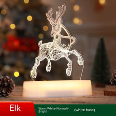 3D LED Acryl Nachtlampe - Weihnachtsdeko & Geschenk