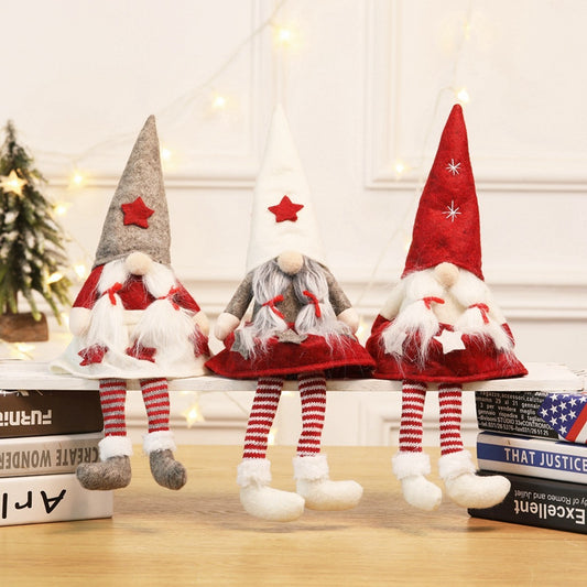 Weihnachtsdekoration - Gesichtslose Puppenfigur Mädchen