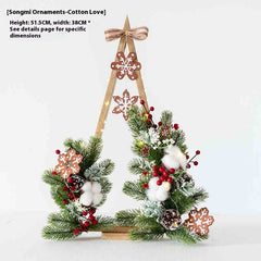 Stimmungsvolle Blumen Weihnachtsbaum Deko-Lampe
