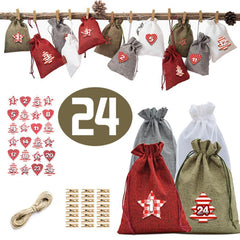 Weihnachtsdekoration - Hängender Adventskalender