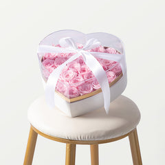 Blumenverpackungsbox Valentinstag Transparent
