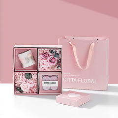 Kreative Duftkerzen für den Valentinstag – Geschenkbox mit Rosen-Aromen