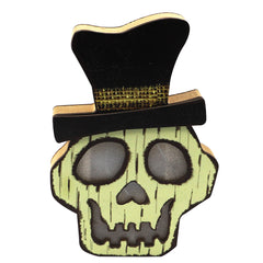 Kreative Halloween Holz-Kürbis-Lampe - Halloween-Dekoration