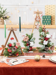 Stimmungsvolle Blumen Weihnachtsbaum Deko-Lampe
