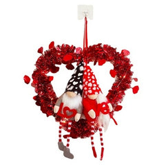 Valentinstag Dekoration Geschenk – Faceless Doll Girlande für eine romantische Atmosphäre