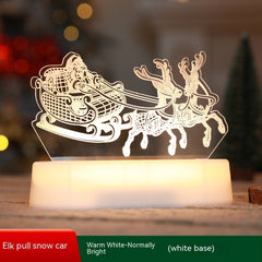 3D LED Acryl Nachtlampe - Weihnachtsdeko & Geschenk