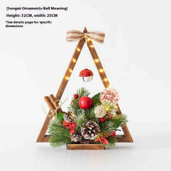 Stimmungsvolle Blumen Weihnachtsbaum Deko-Lampe