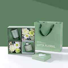 Kreative Duftkerzen für den Valentinstag – Geschenkbox mit Rosen-Aromen